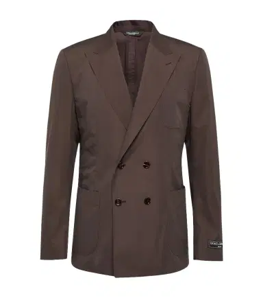Dolce & Gabbana Cotton and silk poplin blazer | Thumbnail 1