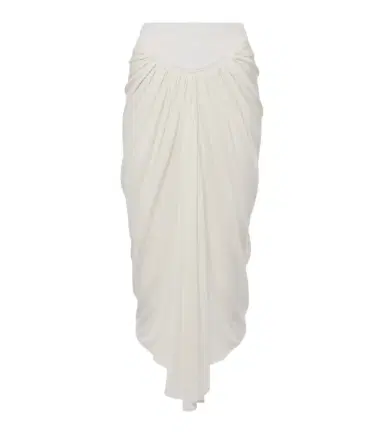Alaïa Alaïa Draped asymmetric midi skirt | Thumbnail 1