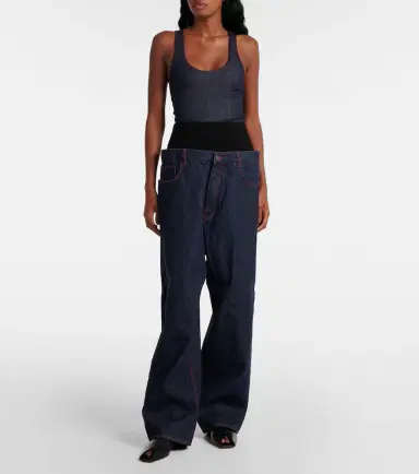 Alaïa Alaïa Denim bodysuit | Thumbnail 2