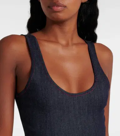 Alaïa Alaïa Denim bodysuit | Thumbnail 5