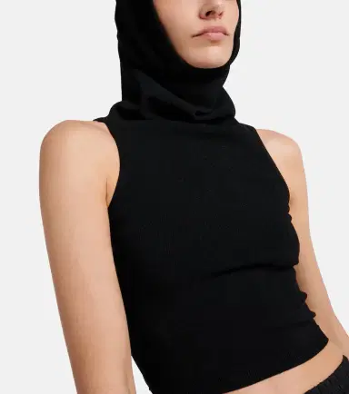 Alaia Alaïa Hooded crop top | Thumbnail 5