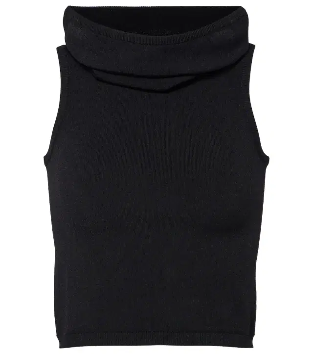 Alaia Alaïa Hooded crop top