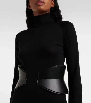 Alaïa Alaïa Flex wide leather belt | Thumbnail 3