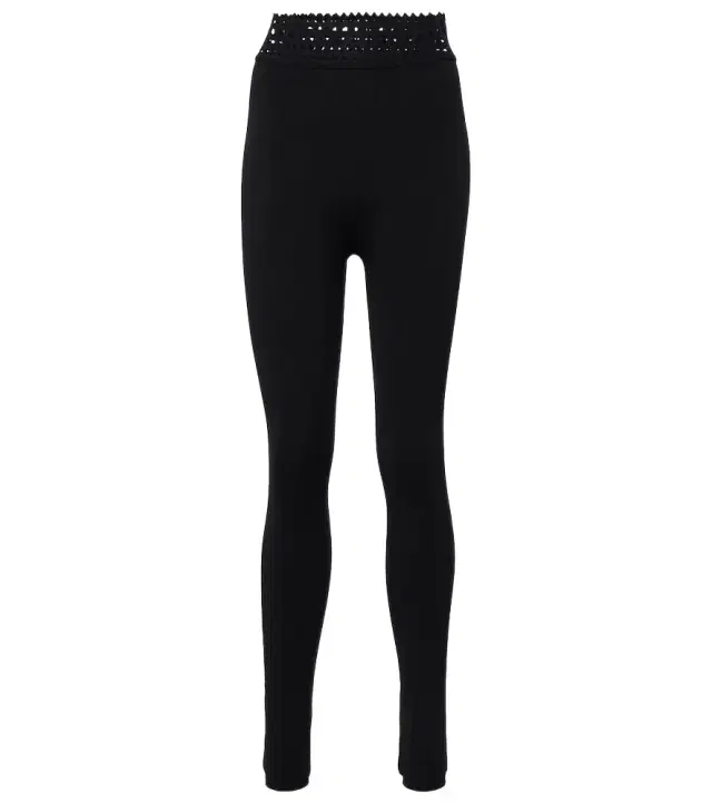 Alaia Alaïa Vienne high-rise leggings