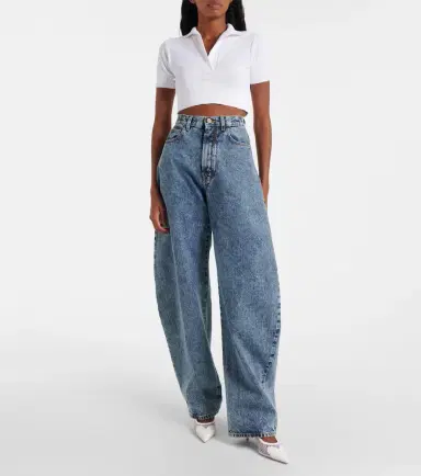 Alaïa Alaïa Cropped polo shirt | Thumbnail 4