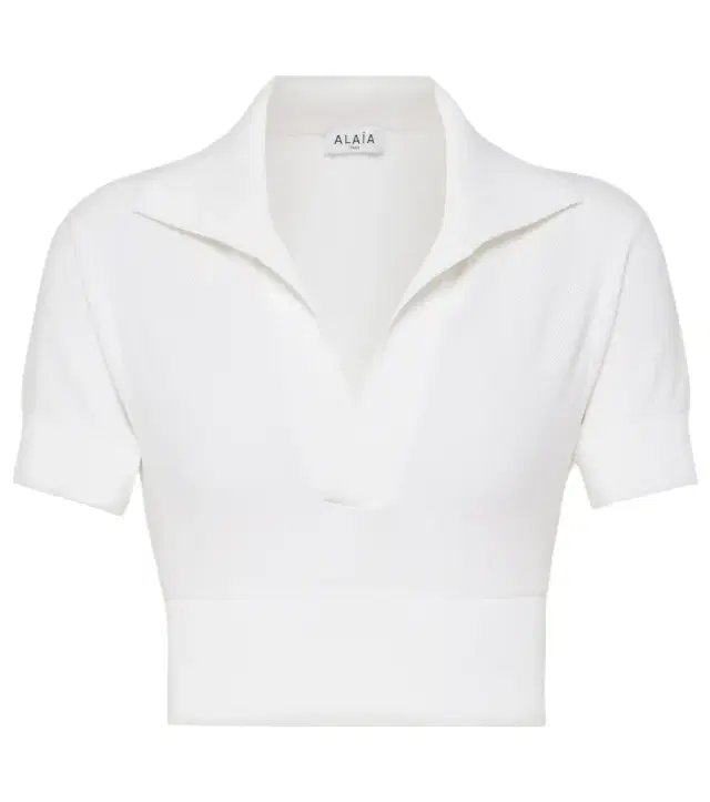 Alaïa Cropped polo shirt