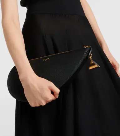 Alaïa Alaïa Le Demi Caur leather clutch | Thumbnail 3