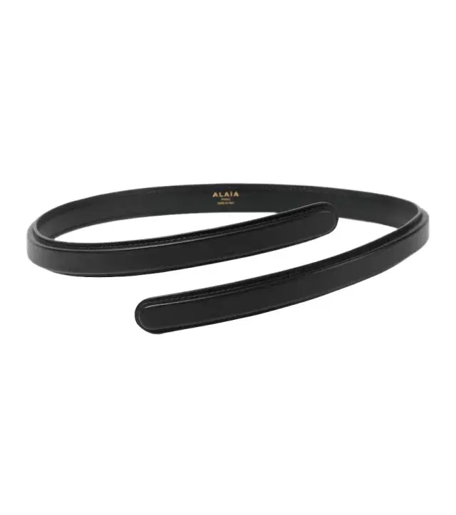 Alaia Alaïa Flex Thin Twist leather belt