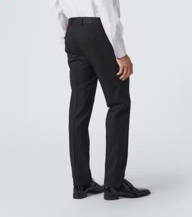 Dolce & Gabbana Wool and silk-blend tuxedo pants | Thumbnail 4