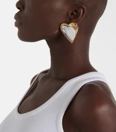 Alaïa Alaïa Le Caur Bombe heart-shaped earrings | Thumbnail 5