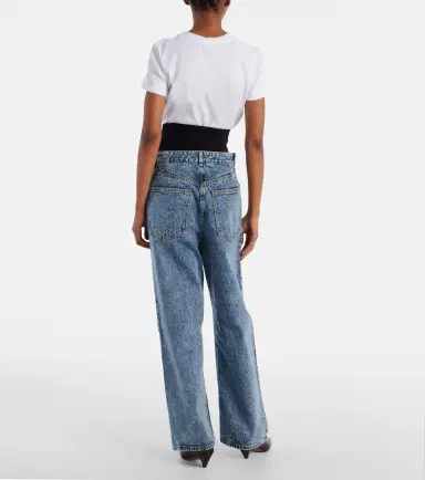 Alaïa Alaïa Knit Band straight jeans | Thumbnail 4 Alaïa Alaïa Knit Band straight jeans | Thumbnail 4