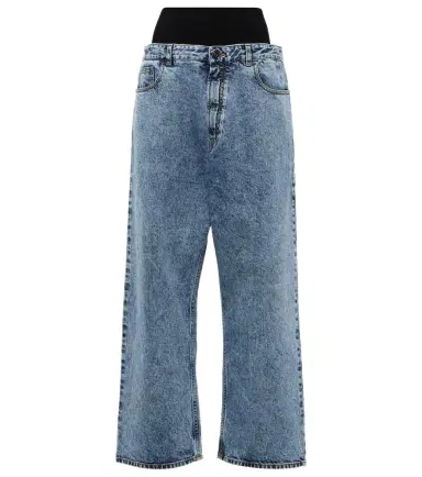Alaïa Alaïa Knit Band straight jeans | Thumbnail 1 Alaïa Alaïa Knit Band straight jeans | Thumbnail 1
