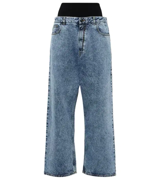Alaia Alaïa Knit Band straight jeans