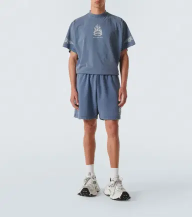 Balenciaga Burning Unity cotton jersey T-shirt | Thumbnail 3