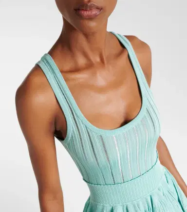 Alaïa Alaïa Open-knit minidress | Thumbnail 3