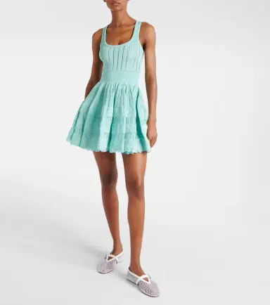 Alaïa Alaïa Open-knit minidress | Thumbnail 5