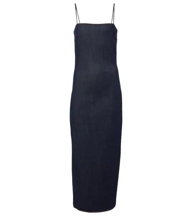 Alaia Alaïa Denim midi dress