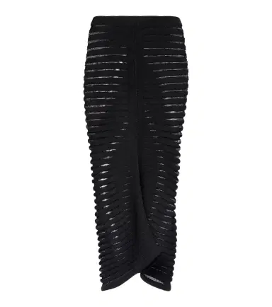Alaia Alaïa Skeleton knitted midi skirt | Thumbnail 1