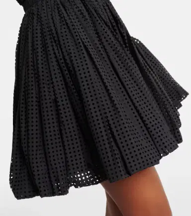 Alaïa Alaïa Deesse cotton-blend minidress | Thumbnail 3