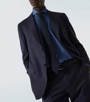 Thom Sweeney Cotton chambray shirt | Thumbnail 2