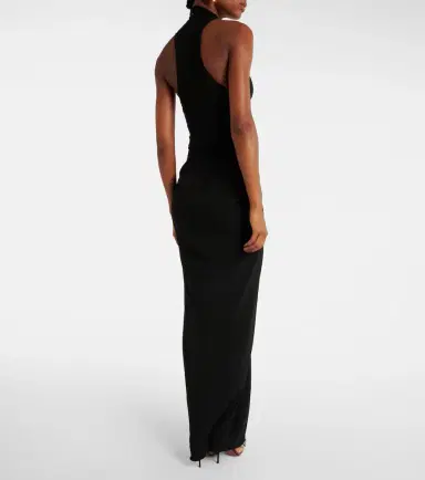 Alaïa Alaïa Halterneck draped gown | Thumbnail 3