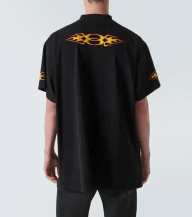 Balenciaga Oversized logo cotton jersey T-shirt | Thumbnail 4 Balenciaga Oversized logo cotton jersey T-shirt | Thumbnail 4