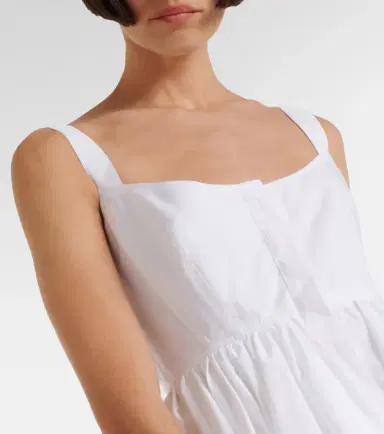 Alaïa Alaïa Cotton poplin skater dress | Thumbnail 6