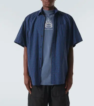 Balenciaga Logo layered cotton shirt | Thumbnail 4 Balenciaga Logo layered cotton shirt | Thumbnail 4