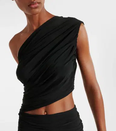 Alaïa Alaïa Cutout ruched jersey midi dress | Thumbnail 2