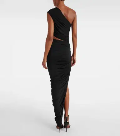 Alaïa Alaïa Cutout ruched jersey midi dress | Thumbnail 5