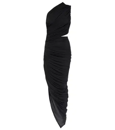 Alaïa Alaïa Cutout ruched jersey midi dress | Thumbnail 1