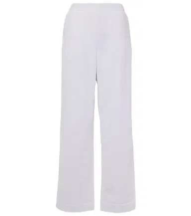 Alaïa Alaïa Low-rise cotton terry straight pants | Thumbnail 1