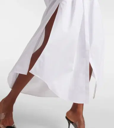Alaïa Alaïa Cotton poplin shirt dress | Thumbnail 4