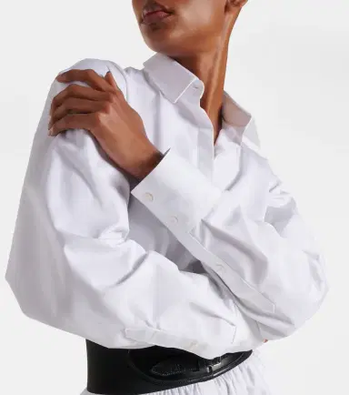 Alaïa Alaïa Cotton poplin shirt dress | Thumbnail 5
