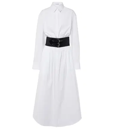 Alaïa Alaïa Cotton poplin shirt dress | Thumbnail 1