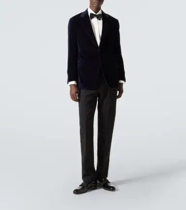 Thom Sweeney Cotton velvet tuxedo jacket | Thumbnail 5 Thom Sweeney Cotton velvet tuxedo jacket | Thumbnail 5