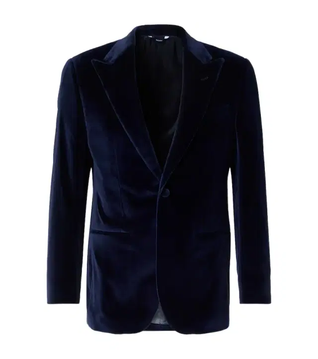 Thom Sweeney Cotton velvet tuxedo jacket