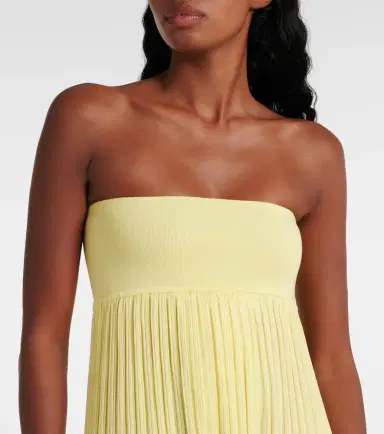 Alaia Alaïa Pleated bustier dress | Thumbnail 5