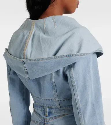 Alaïa Alaïa Cropped denim jacket | Thumbnail 2
