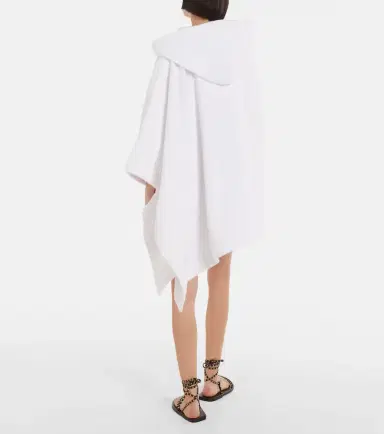 Alaïa Alaïa Cropped cotton terry hoodie | Thumbnail 2 Alaïa Alaïa Cropped cotton terry hoodie | Thumbnail 2