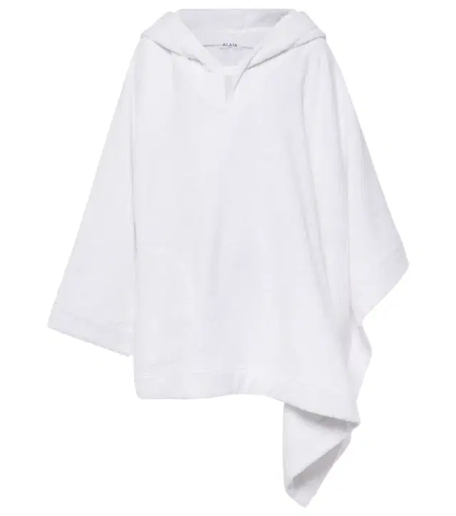 Alaïa Cropped cotton terry hoodie
