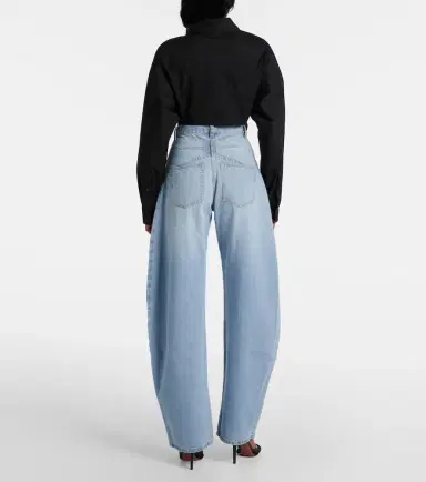 Alaïa Alaïa Cropped cotton poplin shirt | Thumbnail 4