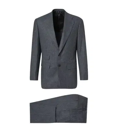 Thom Sweeney Wool flannel suit | Thumbnail 1 Thom Sweeney Wool flannel suit | Thumbnail 1