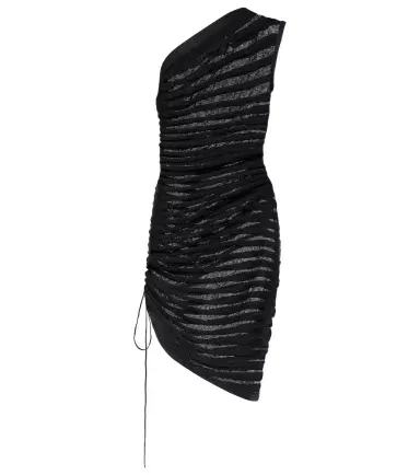 Alaïa Alaïa Open-knit ruched minidress | Thumbnail 1