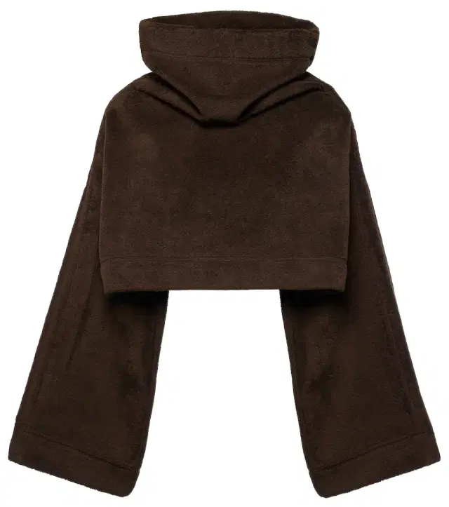 Alaia Alaïa Cropped cotton terry hoodie