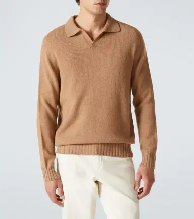 Thom Sweeney Cashmere polo sweater | Thumbnail 2