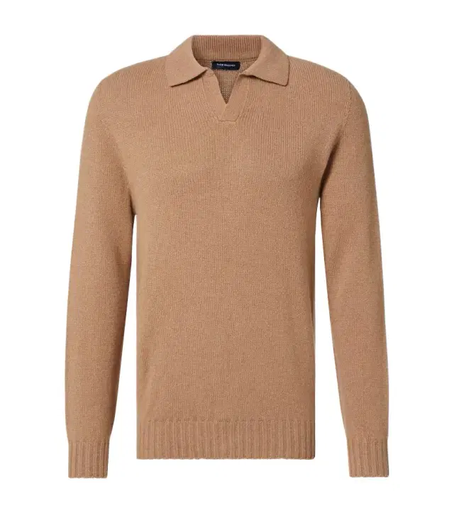 Thom Sweeney Cashmere polo sweater