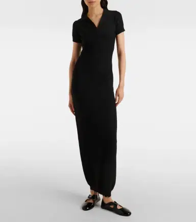 Alaia Alaïa Semi-sheer polo dress | Thumbnail 4