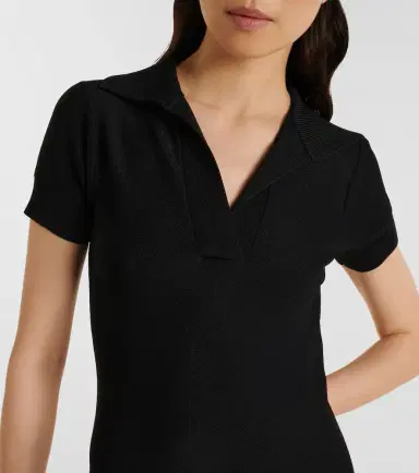 Alaia Alaïa Semi-sheer polo dress | Thumbnail 5