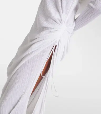 Alaïa Alaïa Off-shoulder ruched maxi dress | Thumbnail 5